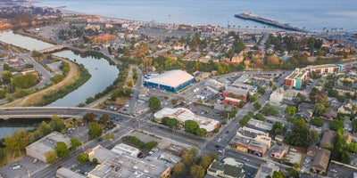 Downtown Santa Cruz to Wharf and Beach Boardwalk
